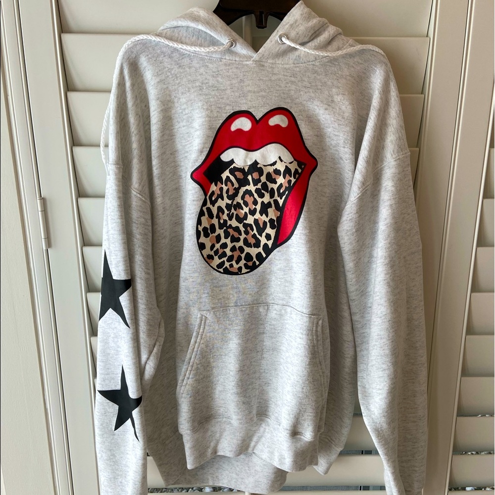 Custom made rolling stones hoodie